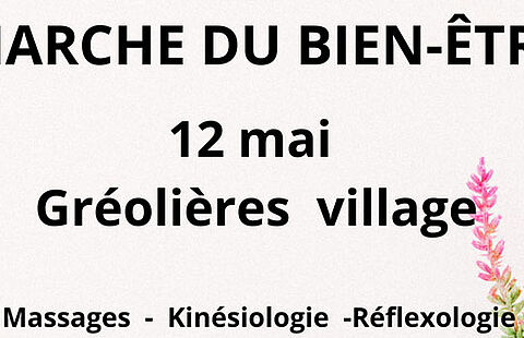 Affiche du marché du 12 mai à Gréolière village
