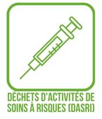 Picto déchets d'activités de soins à risques