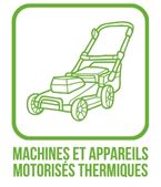 Picto machines et appareils motorisés thermique